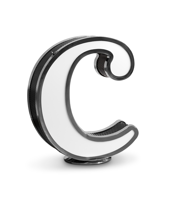 LETTER C 落地灯