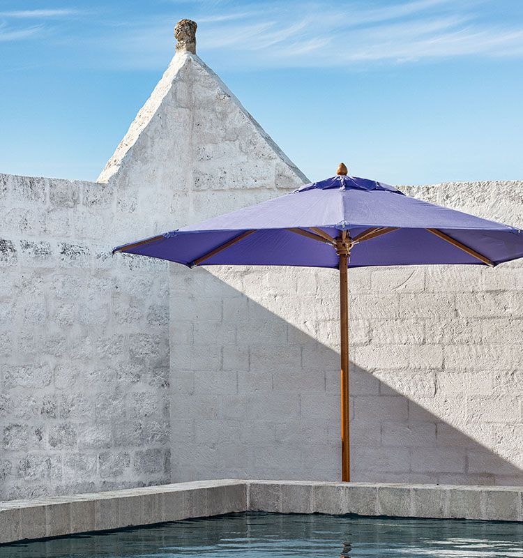 ETHIMOClassic Round parasol Ø 3,5 m遮阳伞