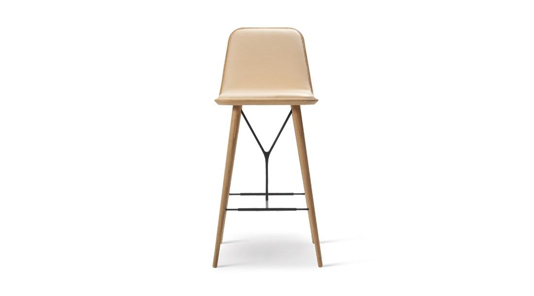 FredericiaSpine Wood Base Barstool吧椅