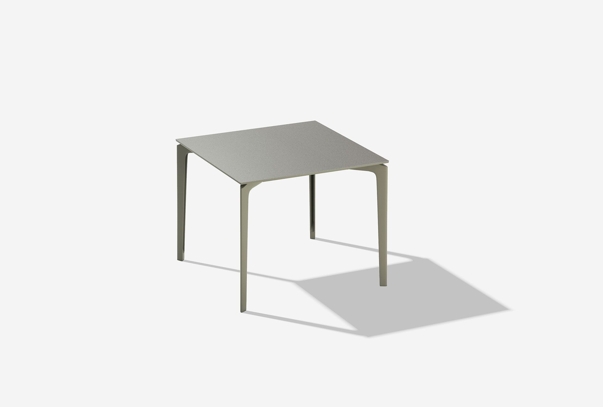 FASTAllSize Square table with top in speckled aluminium餐桌