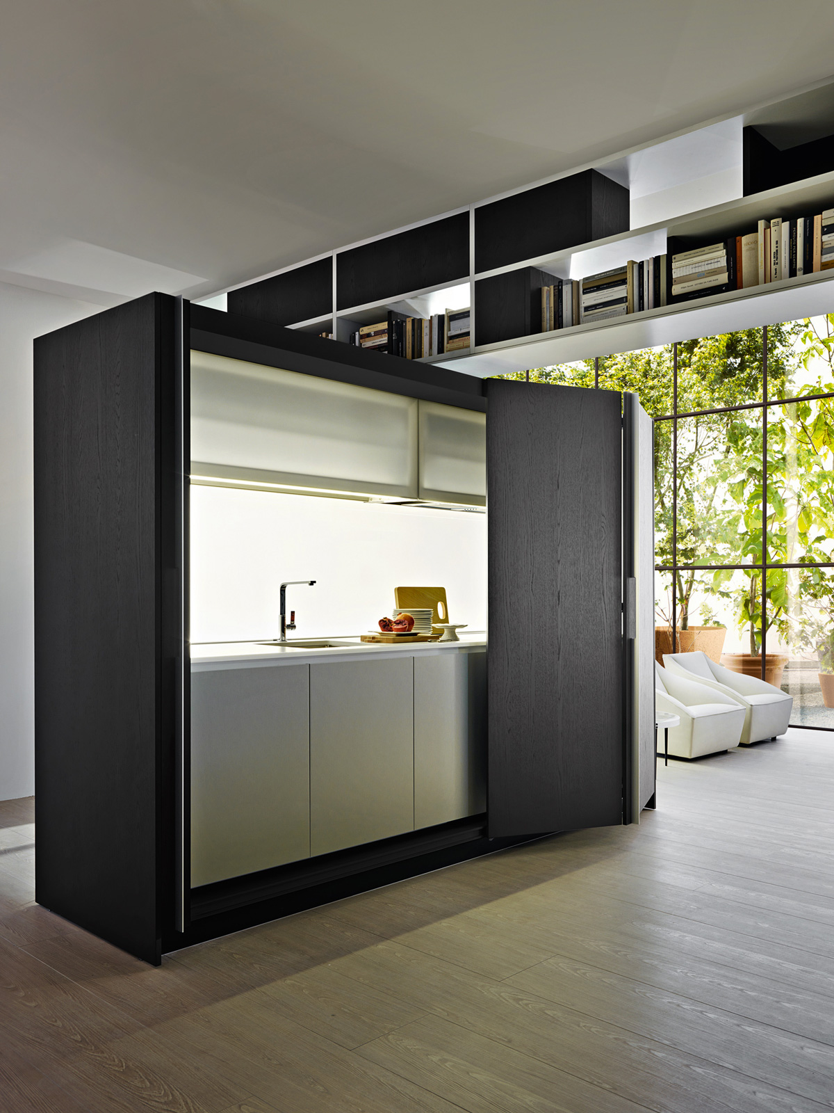 Dada - Molteni&CWALL UNITS AND BACK PANELS LIGHTING厨房家具