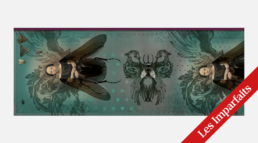 IbrideScarf Illusion Bleu  Les Imparfaits画