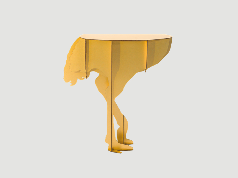 IbrideDiva Gold玄关桌