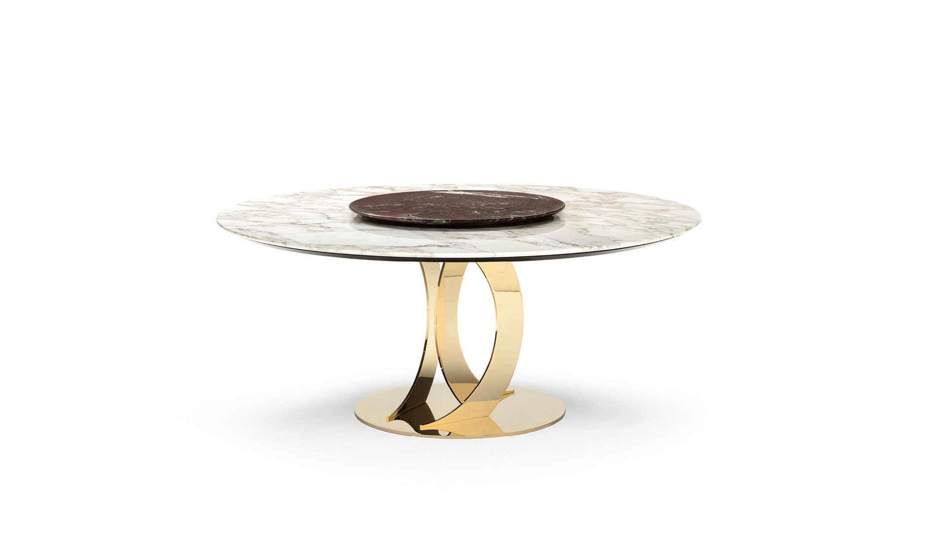 OPERAWENDY 大理石台面圆餐桌