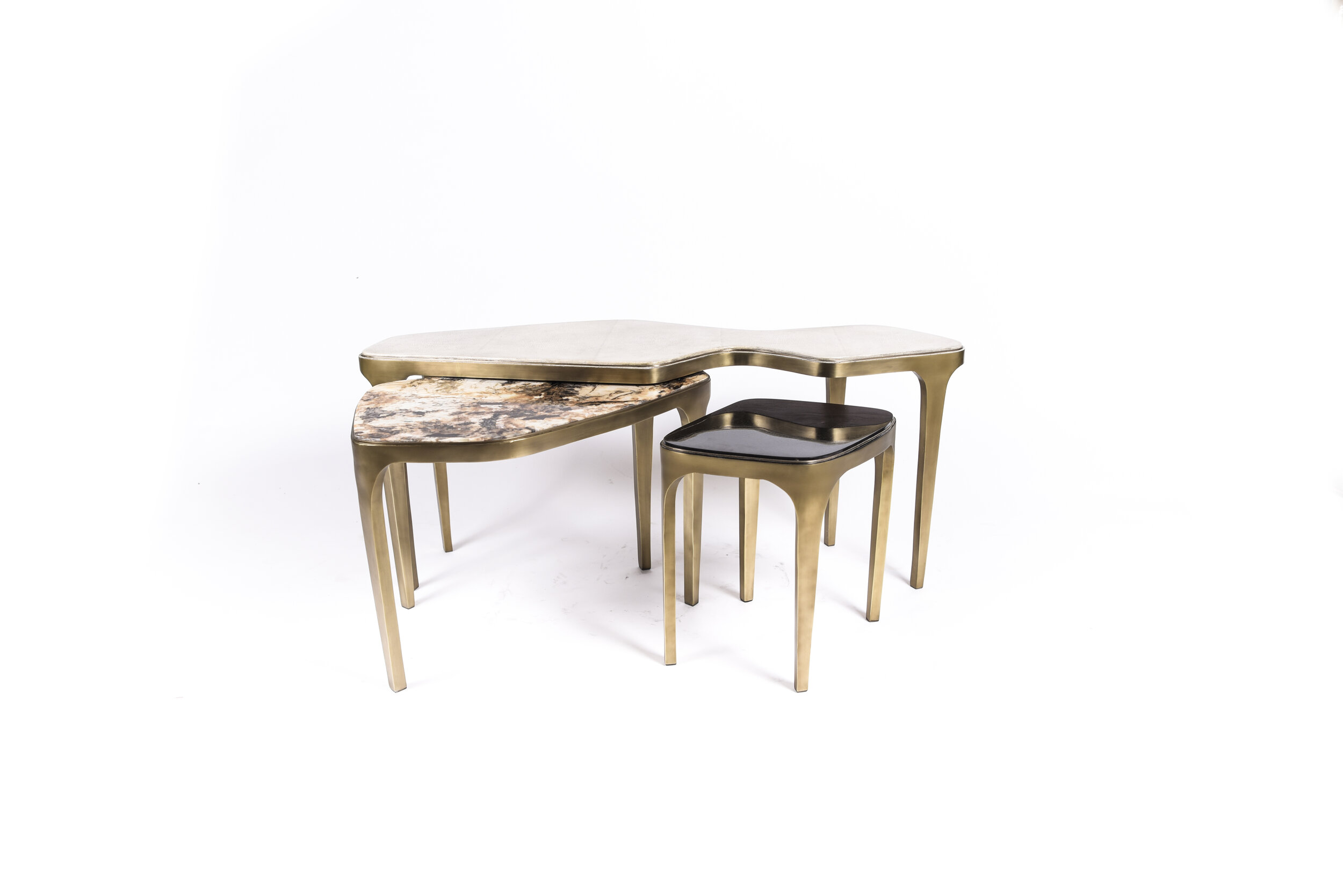 R&Y AugoustiSet of 3 Cosmos Nesting Coffee Tables茶几三件套